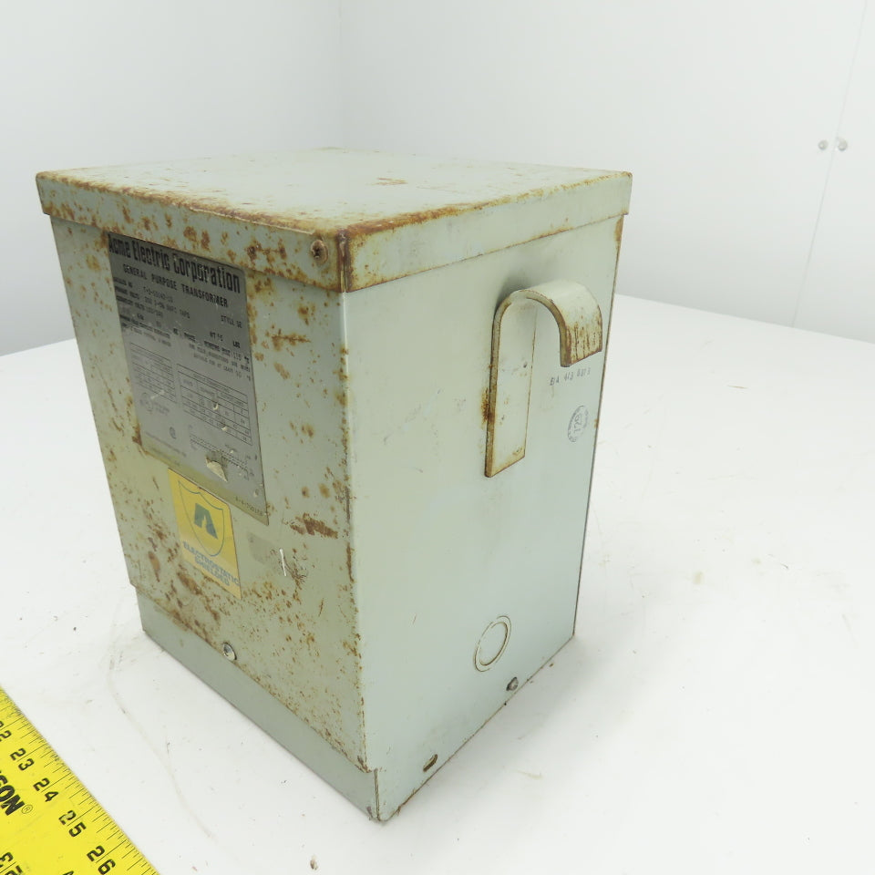 Acme T-2-53143-1S 3 kVA General Purpose Transformer 208V Pri 120/240V Sec 1Ph