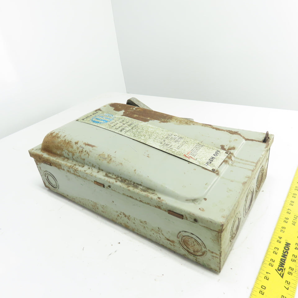 I-T-E NF-353 100A 3-Pole Non-Fusible Safety Disconnect Switch 600V