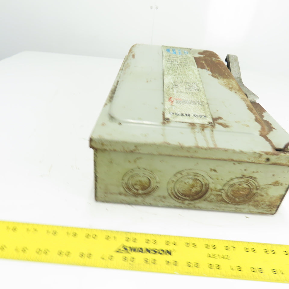 I-T-E NF-353 100A 3-Pole Non-Fusible Safety Disconnect Switch 600V
