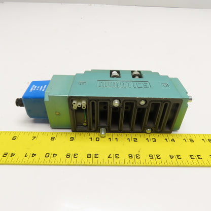Numatics I34BA400MP00061 ISO 5599/2 Size 1 Solenoid Valve 24VDC 150 PSI