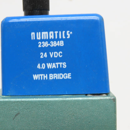 Numatics I34BA400MP00061 ISO 5599/2 Size 1 Solenoid Valve 24VDC 150 PSI