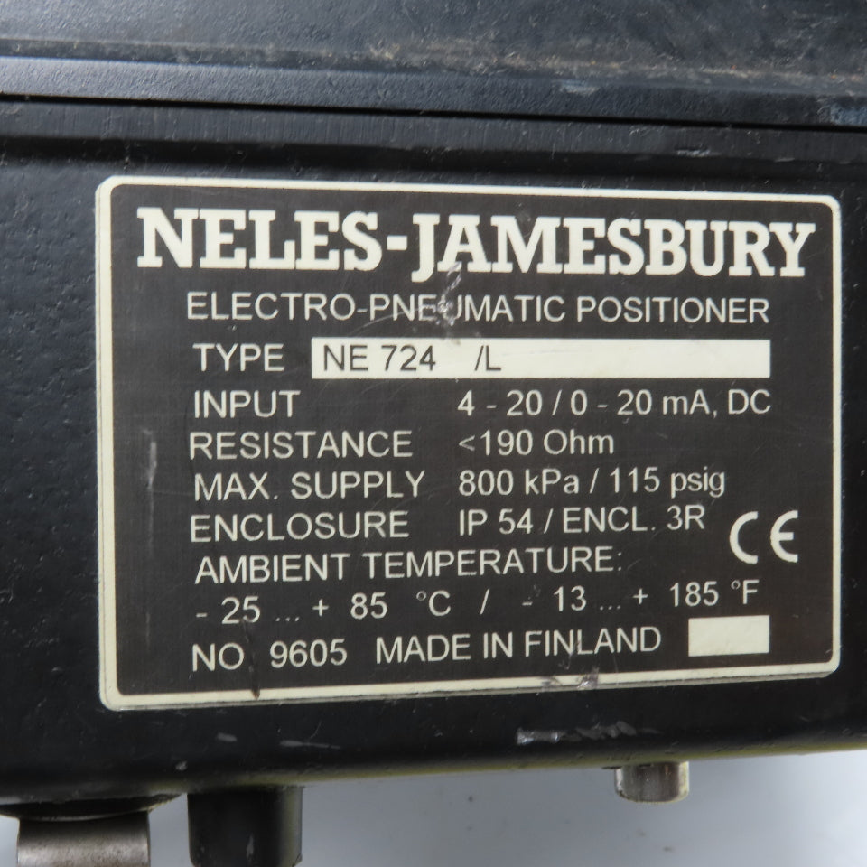 Neles-Jamesbury NE 724 /L Electro-Pneumatic Positioner 4-20mA 115 PSIG