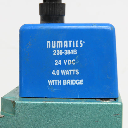 Numatics I34BA400MP00061 ISO 5599/2 Size 1 Solenoid Valve 24VDC 150 PSI