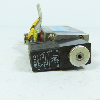 Festo 8313 MOFH-3-1/4-SA 3/2-Way Solenoid Valve 24VDC 116psi