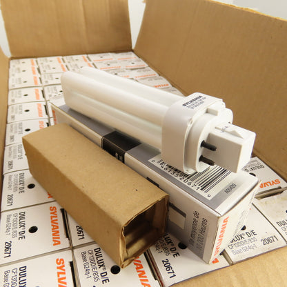 Sylvania CF13DD/E/835 Dulux D/E 13W Fluorescent Bulbs G24q- 4-Pin Lot/50