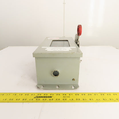 Eaton DH361UDKW 30A Non-Fusible Heavy Duty Safety Disconnect Switch 600VAC