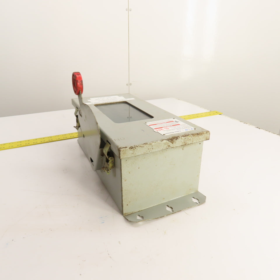 Eaton DH361UDKW 30A Non-Fusible Heavy Duty Safety Disconnect Switch 600VAC