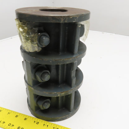 Royersford 60-08-0208 Ribbed Rigid Shaft Coupling 2-1/2" Bore