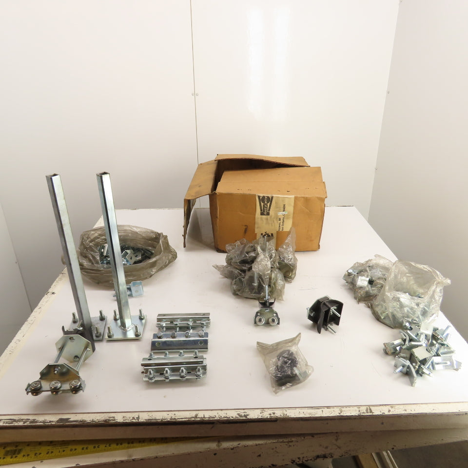 Duct-O-Wire / Bar Overhead Crane Festoon Hardware Kit Trolleys Tow Arms Clamps