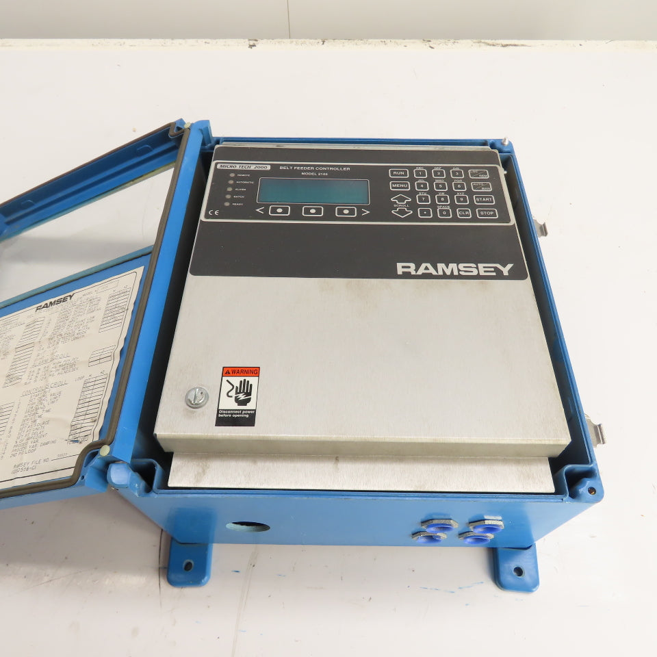 Ramsey 2105 Micro-Tech 2000 Belt Feeder Controller NEMA Enclosure