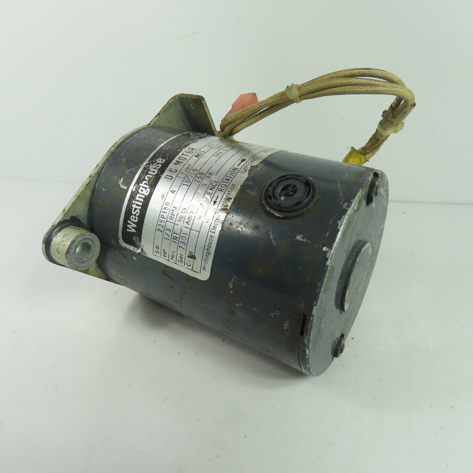 Westinghouse ADS 1/3HP Electric DC Motor 250VDC 10000RPM 36B-14 Fr.
