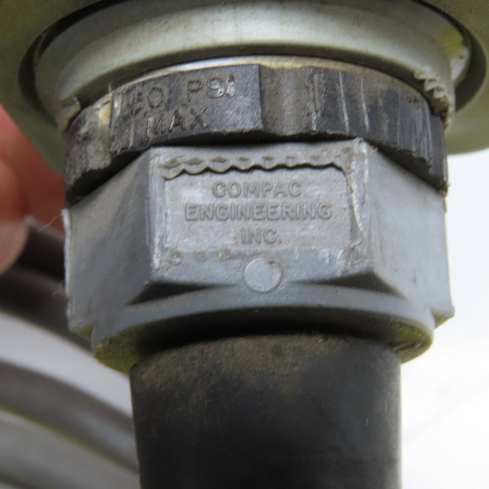 Compac Engineering Horizontal Liquid Level Switch 150 PSI Max 1" NPT Bulkhead