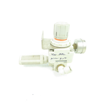 SMC IRV3000-04BG Vacuum Regulator -100 to -1.3 kPa with Gauge and Muffler