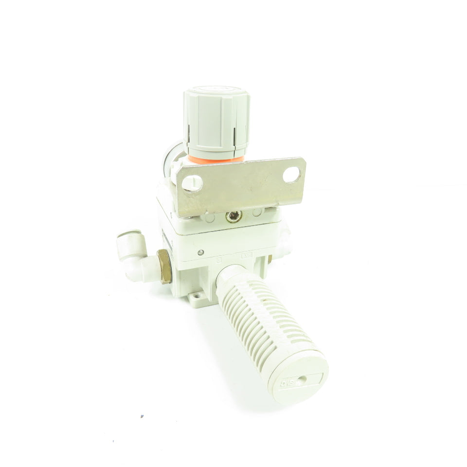 SMC IRV3000-04BG Vacuum Regulator -100 to -1.3 kPa with Gauge and Muffler