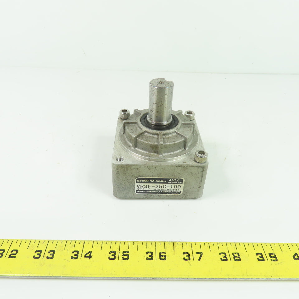 Shimpo-Nidec VRSF-25C-100 ABLE Reducer Gear Head 25:1 Ratio 72mmFlange 19mmShaft