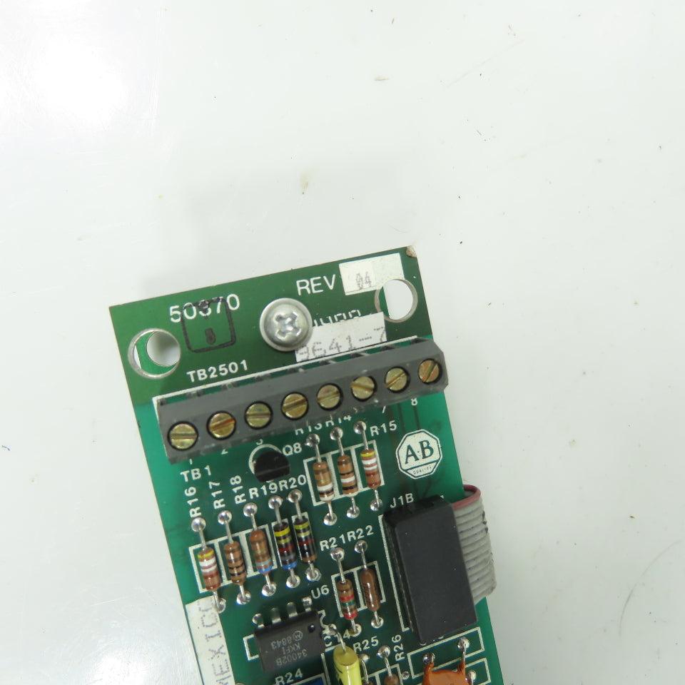 Allen-Bradley 50371 50370 Frequency Outputs Circuit Board Assembly Rev 04