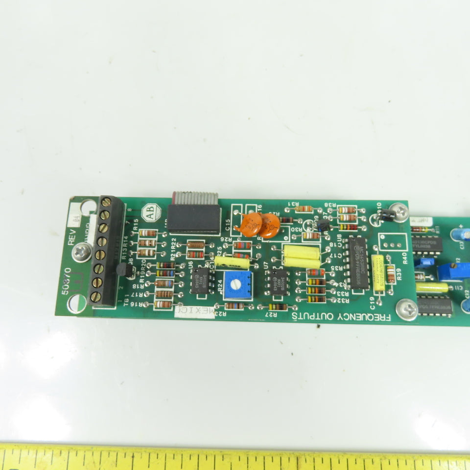 Allen-Bradley 50371 50370 Frequency Outputs Circuit Board Assembly Rev 04