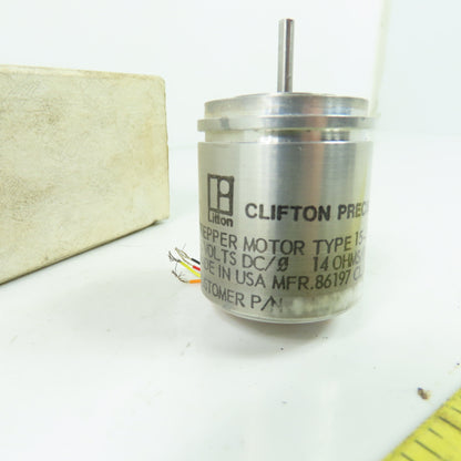 Litton Clifton Precision 86197 15-SVAY-18BF 16V 15 Degree Stepper Motor 14 Ohms