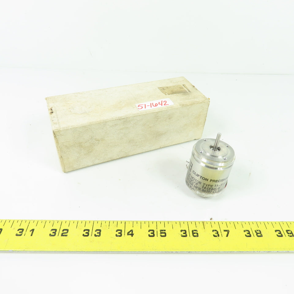Litton Clifton Precision 86197 15-SVAY-18BF 16V 15 Degree Stepper Motor 14 Ohms