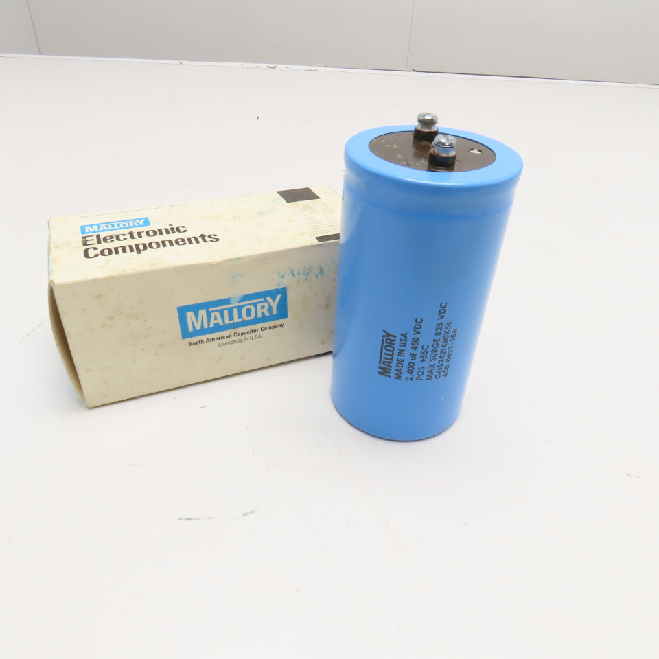 Mallory CGS242T450X5L 2,400 uF 450 VDC Electrolytic Capacitor
