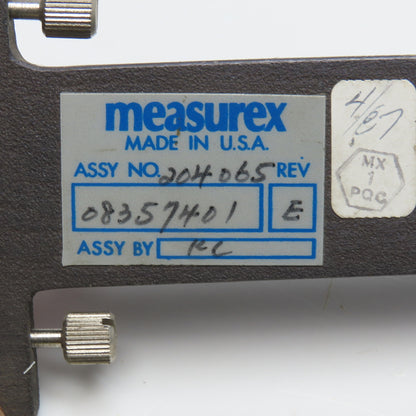 Measurex 204065 Scanning Sensor Assembly 08357401 with Power Supply
