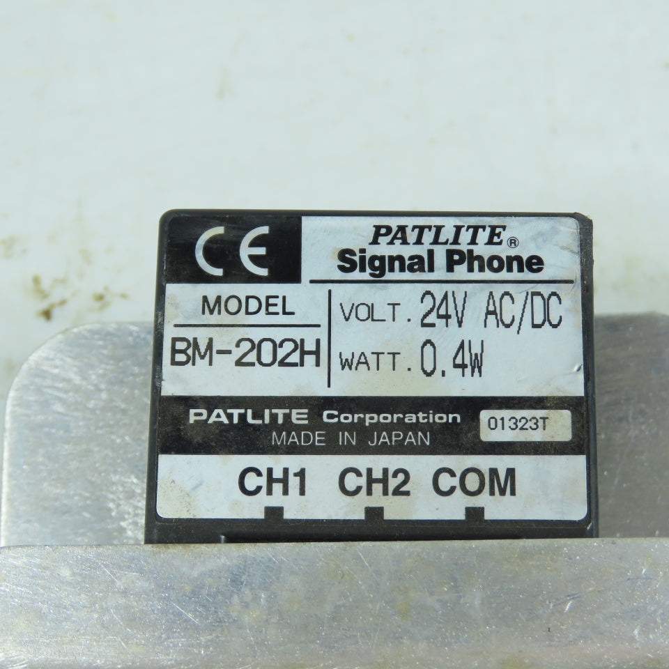 Patlite ME-PNP Signal Tower Tower Light W/BM-202H Signal Phone Alarm 24V