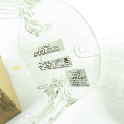 Federal Signal LSL-120C Litestak Beacon Light Module 120VAC Clear NEW