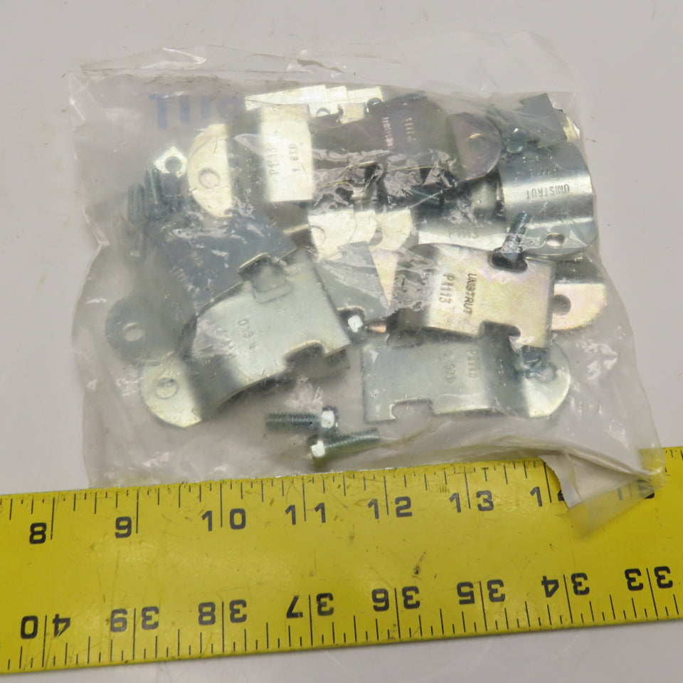 Unistrut P1113 EG 1" Rigid Steel Conduit Pipe Clamps Lot of 10