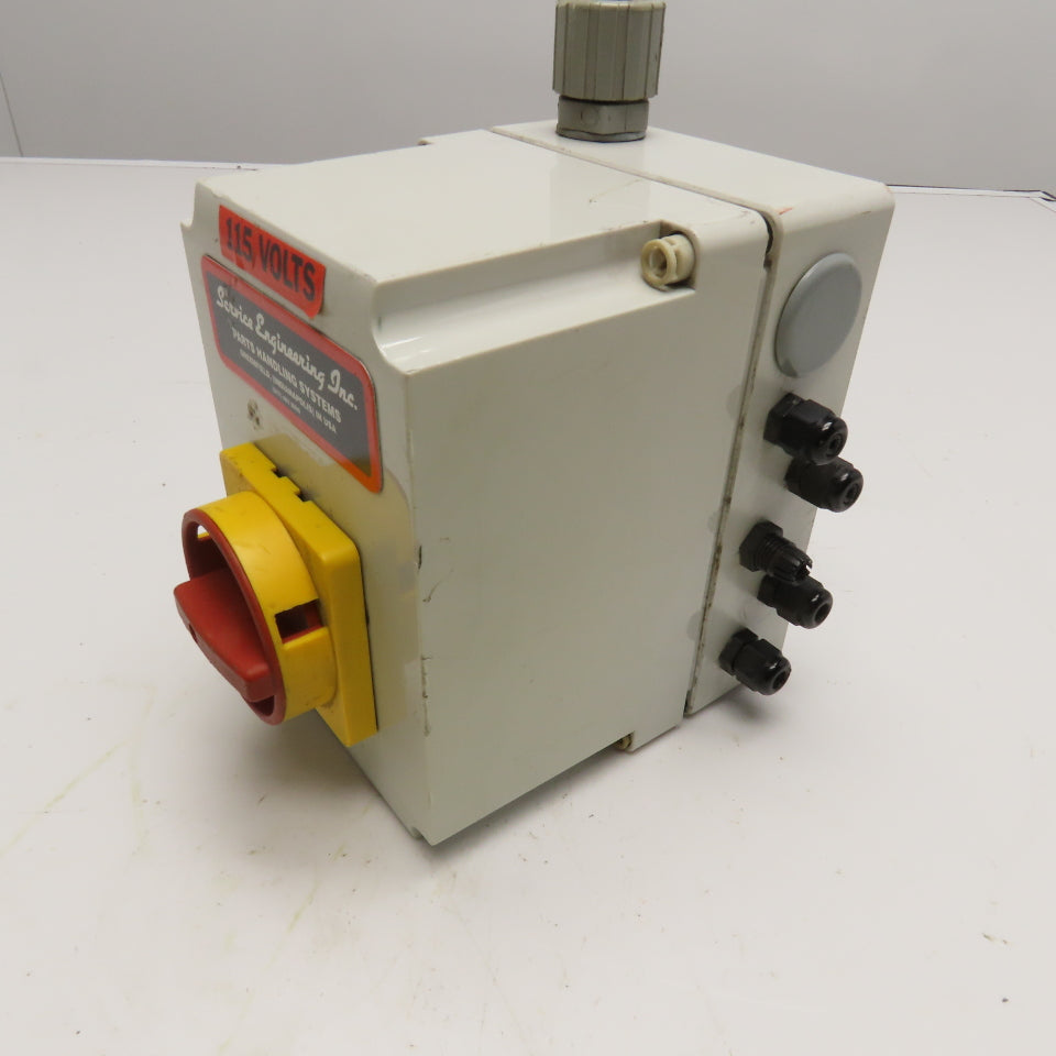 Hoffman Q-181326PCE Plastic Electrical Switch Box Rotary Operator Only No Switch