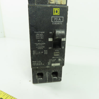 Square D EGB24070 70A 2-Pole Circuit Breaker 480Y/277V