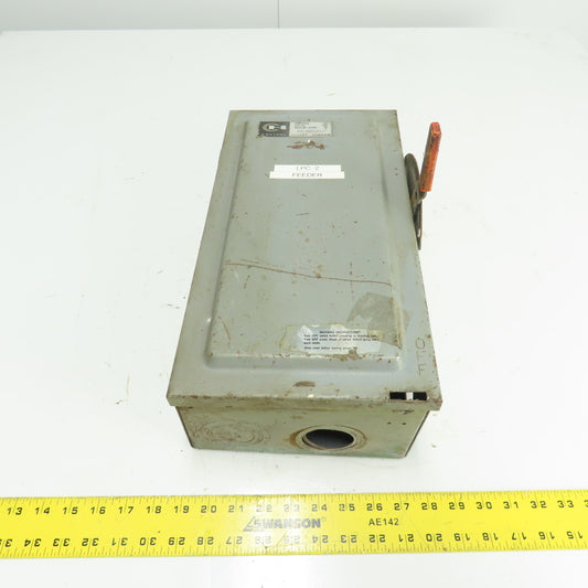 Cutler-Hammer DL323* 100A 3-Pole 240VAC Safety Disconnect Switch