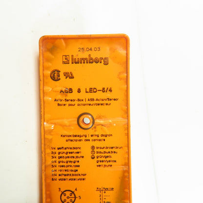 Lumberg ASB 8 LED-5/4 8-Port Actor-Sensor Junction Box M12 LED