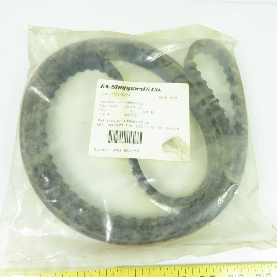 F.N. Sheppard & Co. TN900H075 AA 900H075 Neo Timing Belt 1/8" TH G-207N