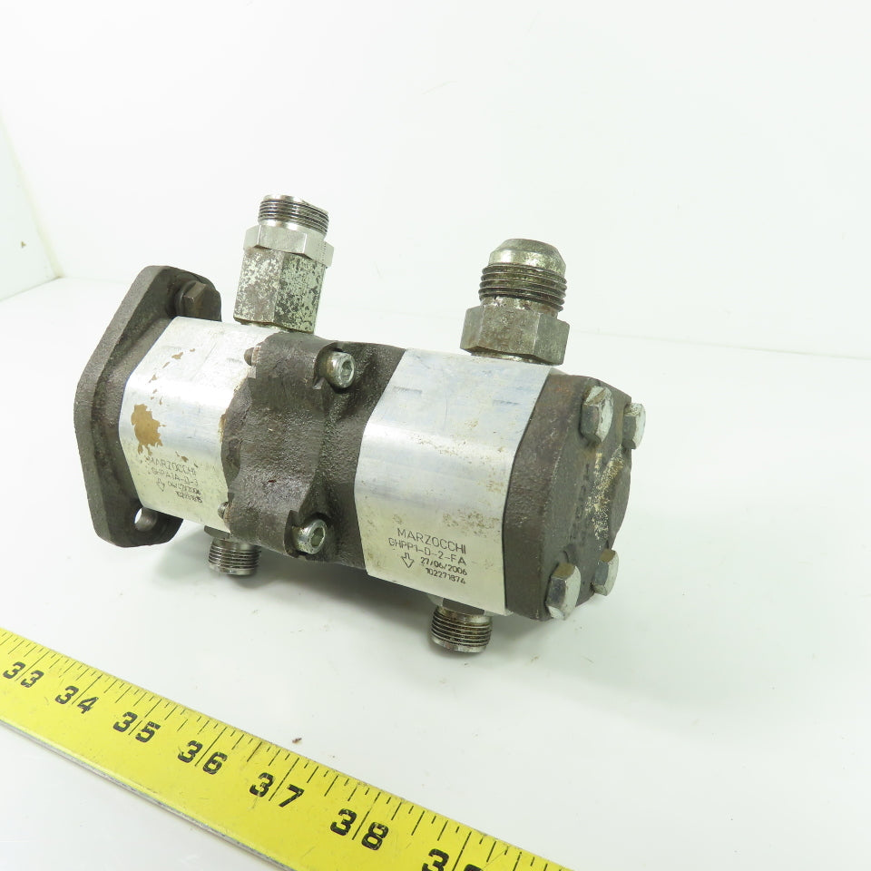 Marzocchi GHPP1-D-2-FA GHPPA1A-D-3 Hydraulic Gear Pump Assembly 1/2" Shaft
