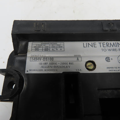 Allen-Bradley 1494V-DS100 100A 3-Pole Non-Fusible Safety Disconnect Switch 600V