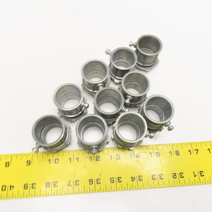 1" EMT Rigid Conduit Box Connectors Lot Of 10