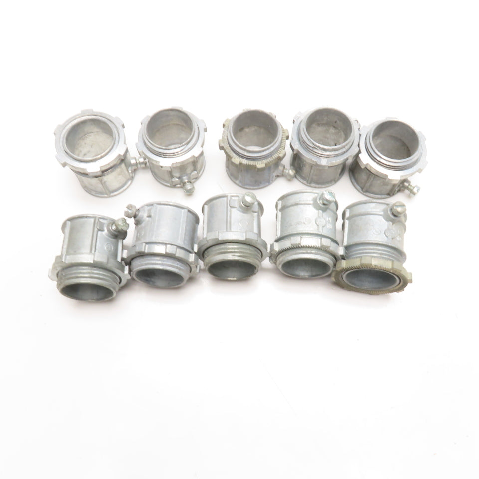 1" EMT Rigid Conduit Box Connectors Lot Of 10