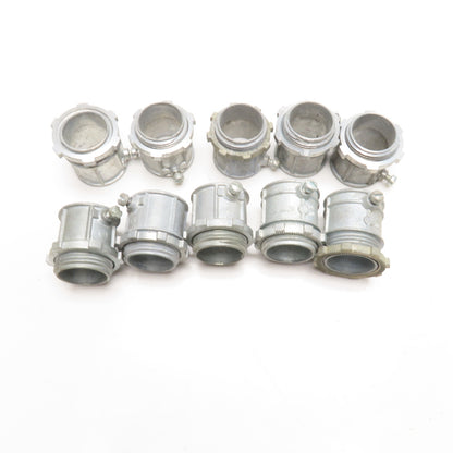1" EMT Rigid Conduit Box Connectors Lot Of 10
