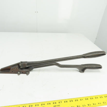 Heavy Duty Manual Lever Action Bench Top Metal Shear Cutter 25" OAL