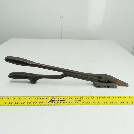 Heavy Duty Manual Lever Action Bench Top Metal Shear Cutter 25" OAL