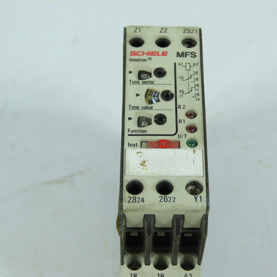 Schiele 2.430.010.02 MFS Timetron Multifunction Relay 24-240V 50-60Hz