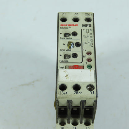 Schiele 2.430.010.02 MFS Timetron Multifunction Relay 24-240V 50-60Hz