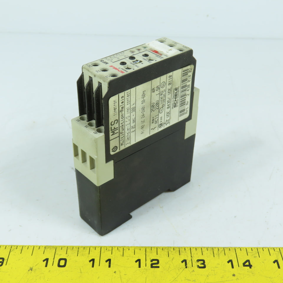Schiele 2.430.010.02 MFS Timetron Multifunction Relay 24-240V 50-60Hz
