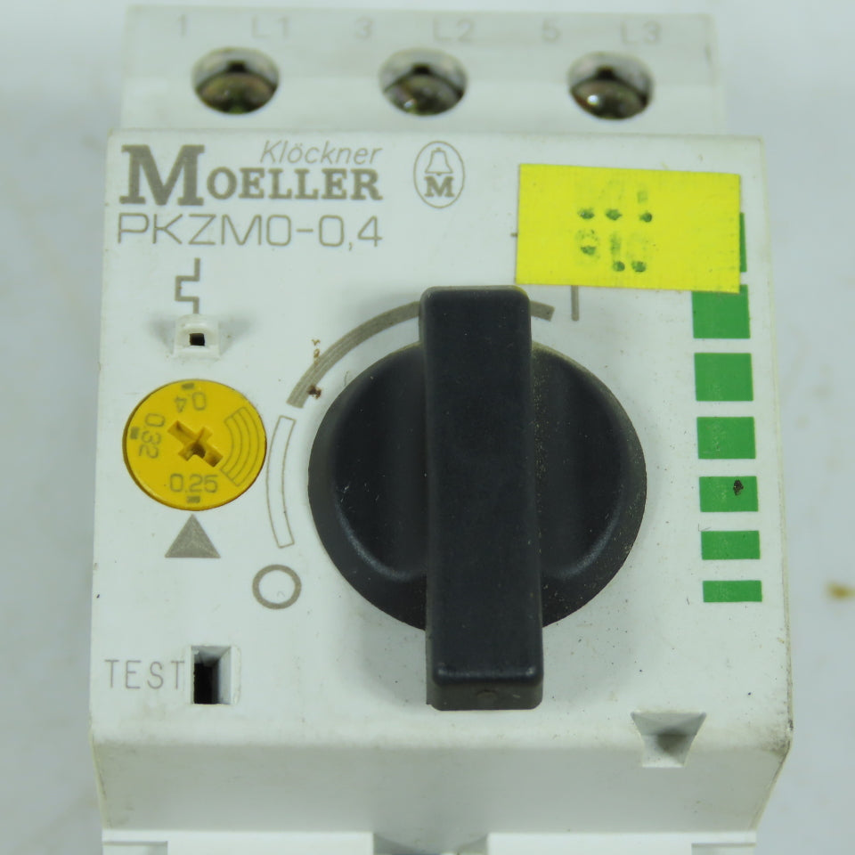 Klöckner Moeller PKZM0-0,4 Manual Motor Starter 0.25-0.4A 600V 3Ph