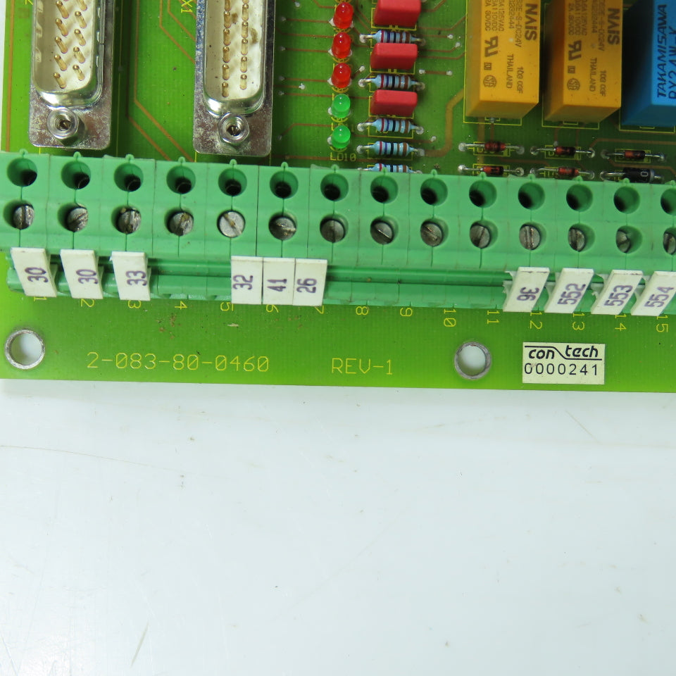 Brandt 2-083-80-0460 Industrial Relay Control Circuit Board REV-1
