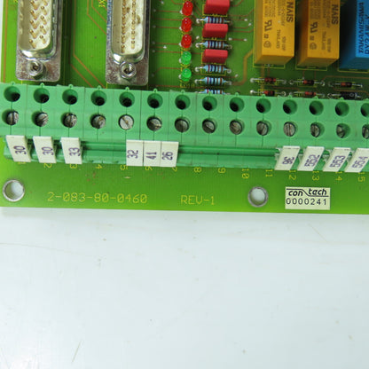 Brandt 2-083-80-0460 Industrial Relay Control Circuit Board REV-1