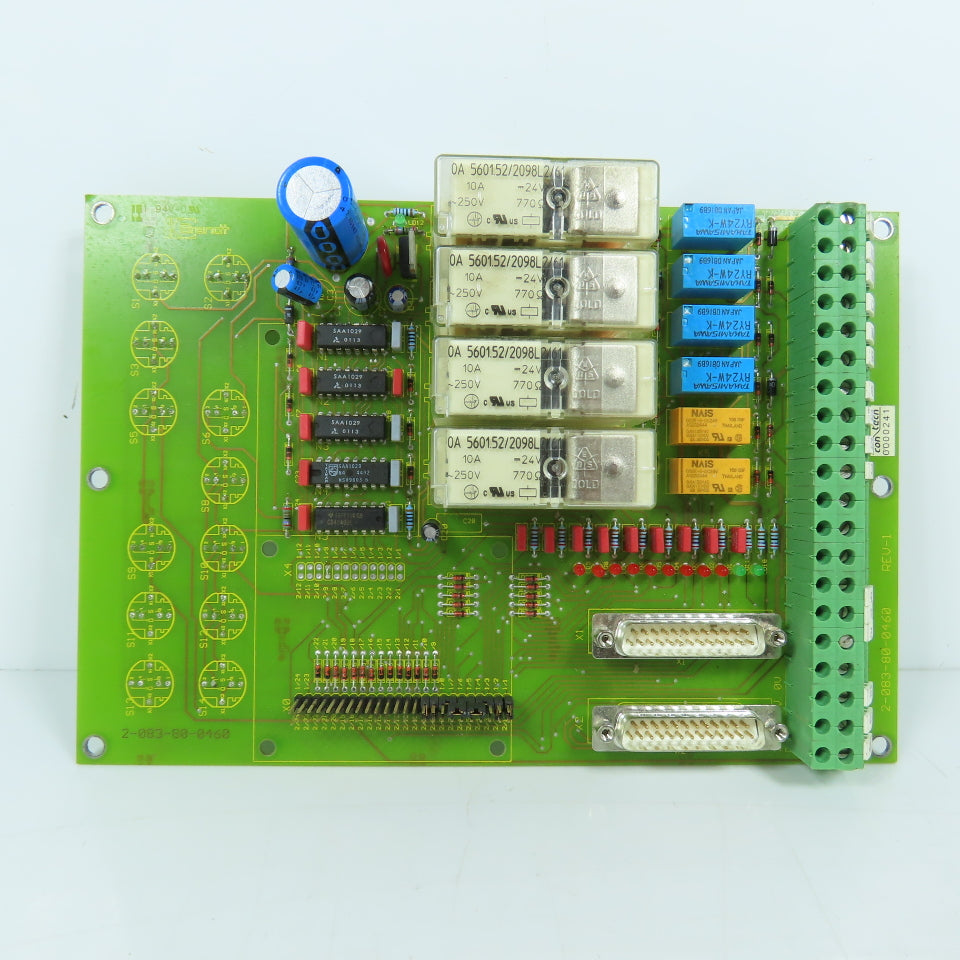 Brandt 2-083-80-0460 Industrial Relay Control Circuit Board REV-1