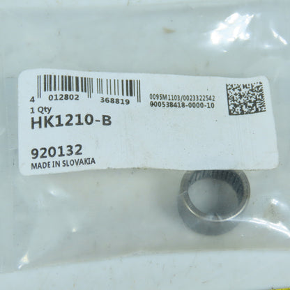 INA 920132 HK1210-B Drawn Cup Needle Roller Bearings Lot of 4