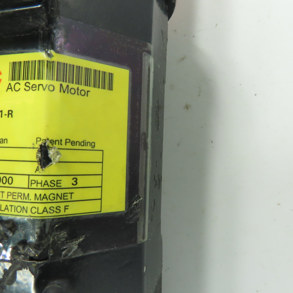 Fanuc A06B-0312-B351-R 1-0S AC Servo Motor 120V 2000RPM 3Ph W/ A290-0521-V581