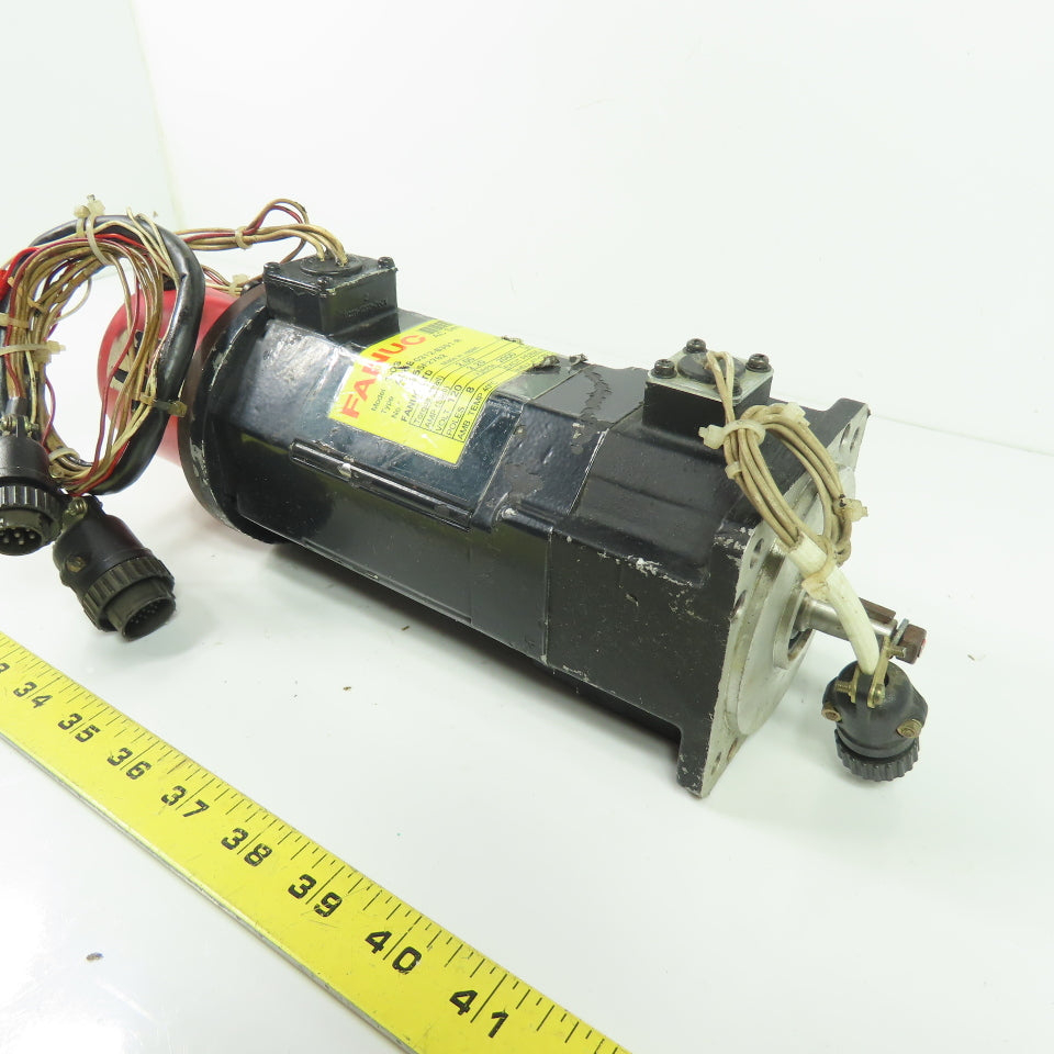 Fanuc A06B-0312-B351-R 1-0S AC Servo Motor 120V 2000RPM 3Ph W/ A290-0521-V581